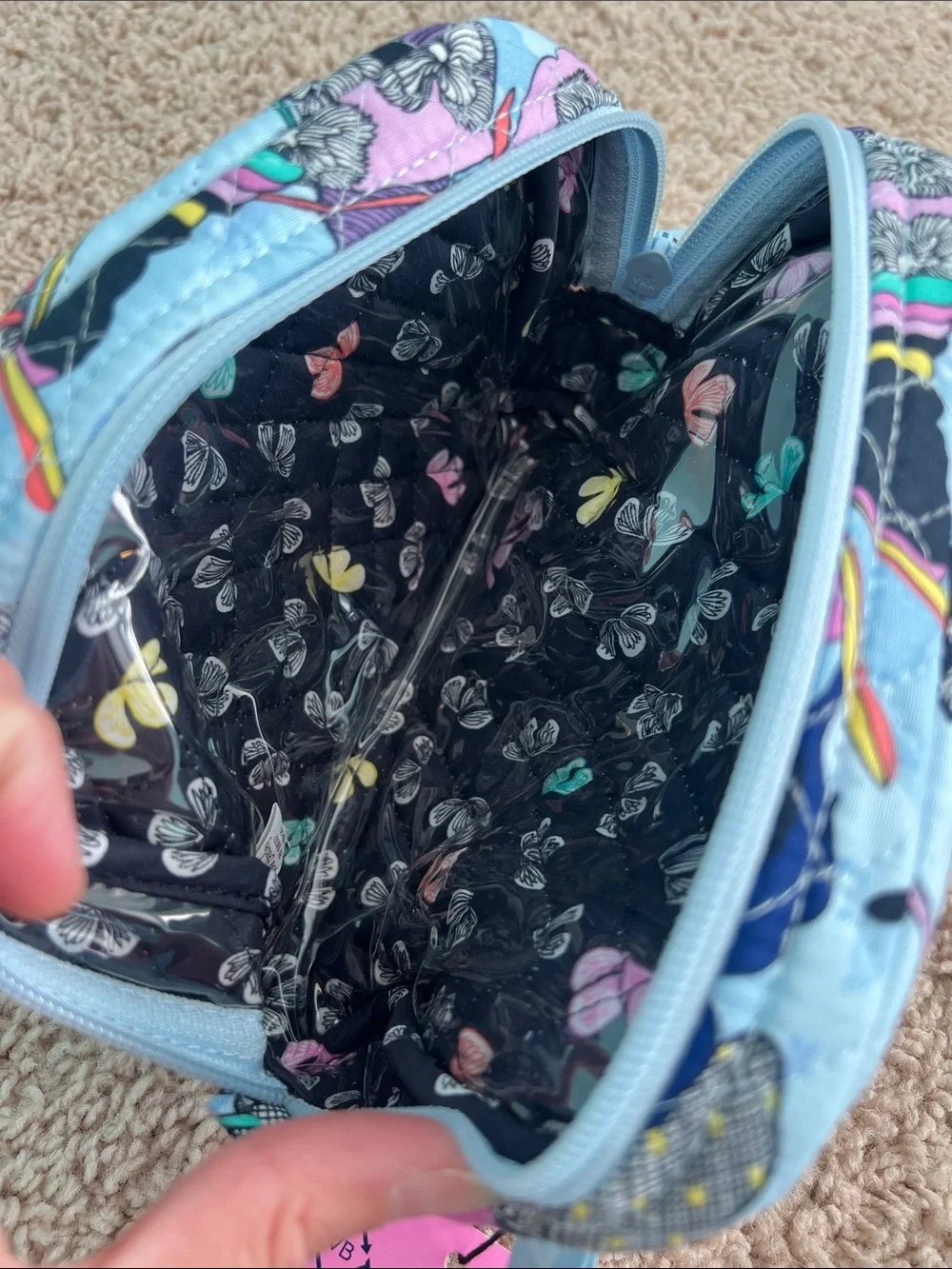 Vera Bradley Butterfly Medium Cosmetic Bag